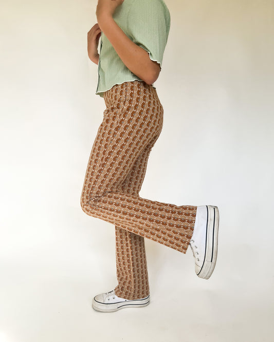 Fall for Daisy Patterned Pants