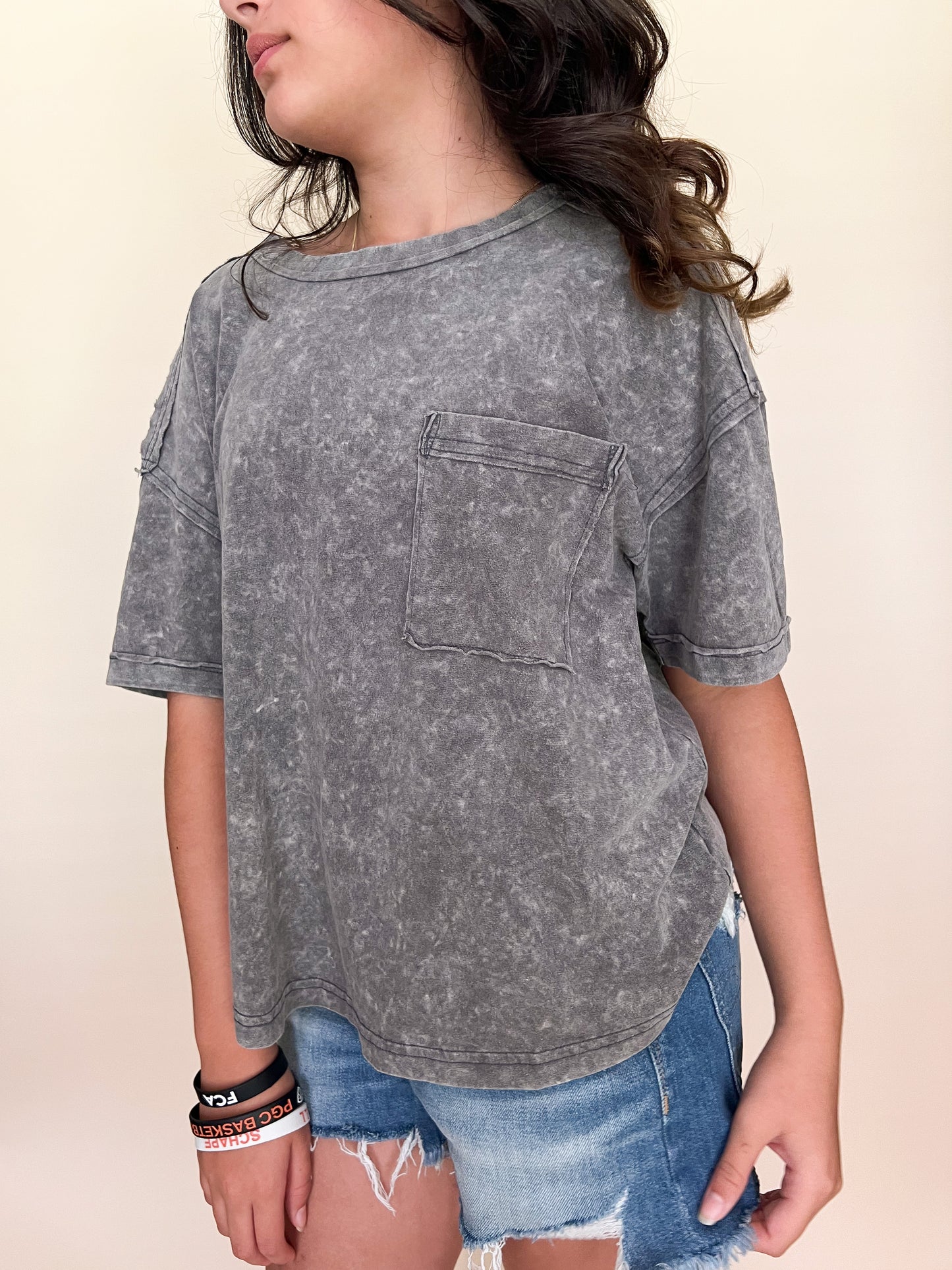 Gunmetal Tee