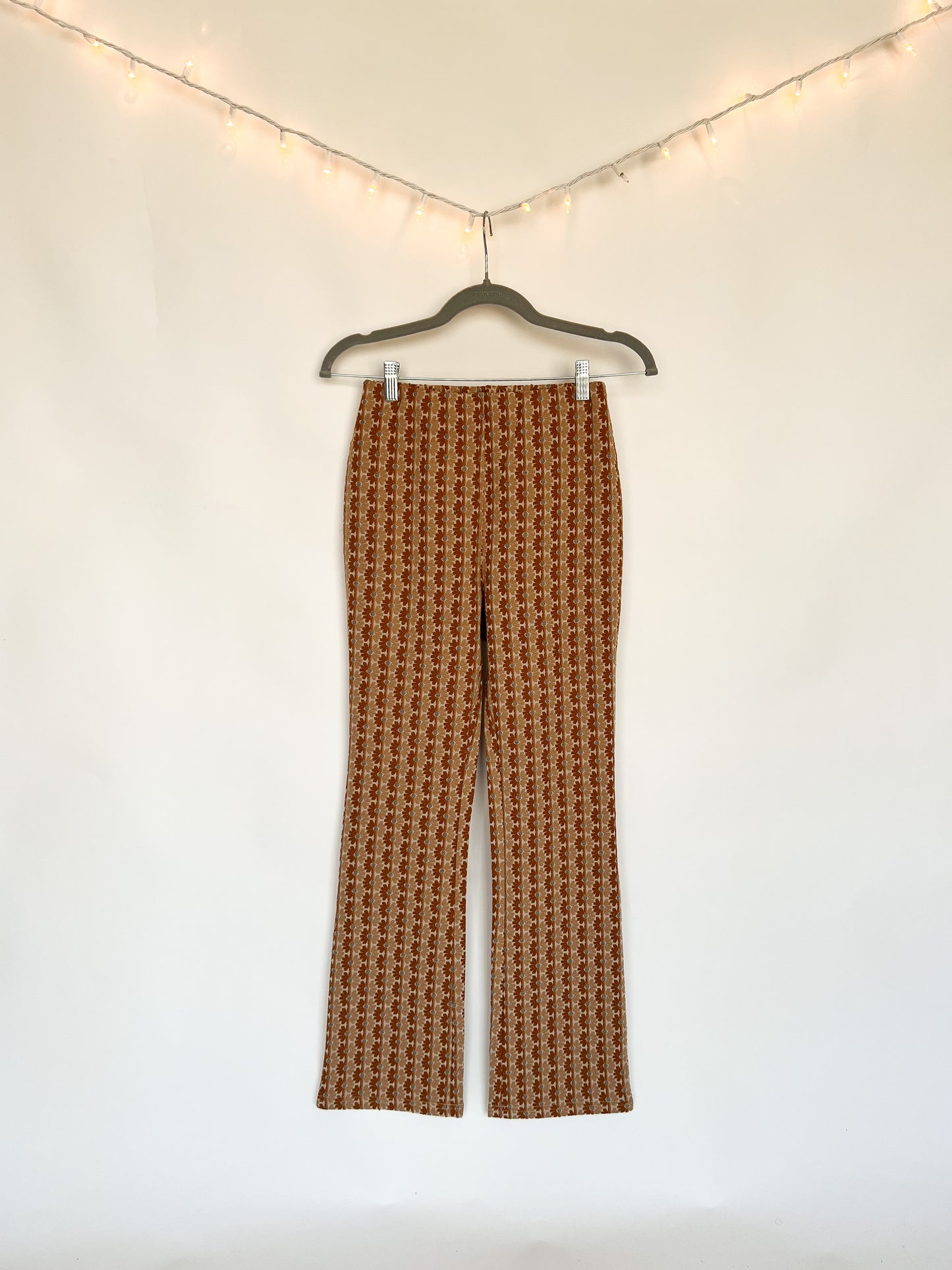 Fall for Daisy Patterned Pants